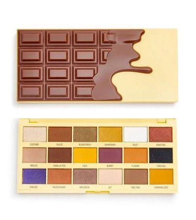 MAKEUP REVOLUTION I Heart Makeup Chocolate Palette paleta 18 cieni Creme Brulee 22g