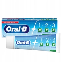 ORAL-B 1.2.3 Extra Fresh pasta do zębów z aktywnym fluorem 75ml