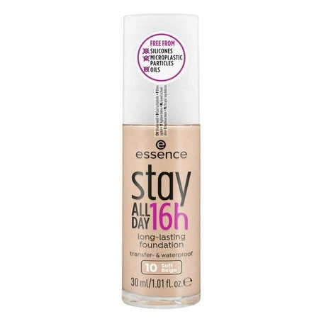 ESSENCE Stay All Day 16h podkład 10 Soft Beige 30ml
