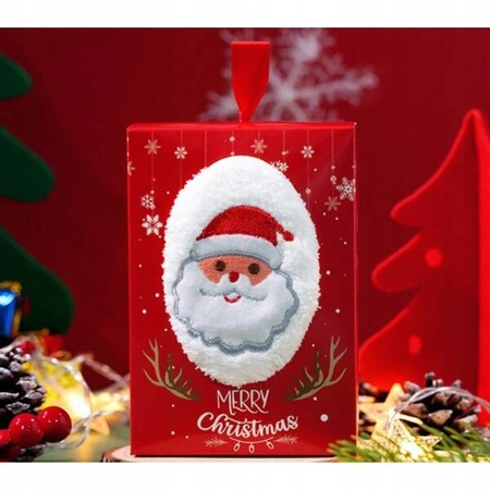 ECARLA ręcznik świąteczny w opakowaniu 35x35cm Mikołaj REC59WZ1