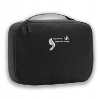 ECARLA kosmetyczka rozkładana, organizer Czarna KS30CZ