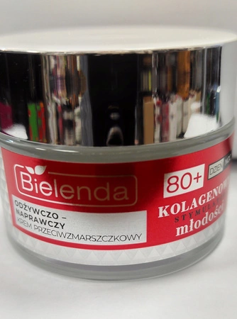 BIELENDA Kolagenowy Stymulator Młodości krem do twarzy dzień i noc 80+ 50ml