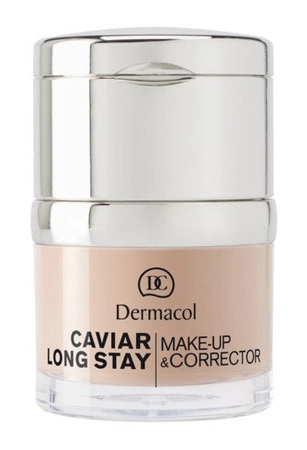 DERMACOL Caviar Long Stay podkład z korektorem 1,5 Sand 30ml