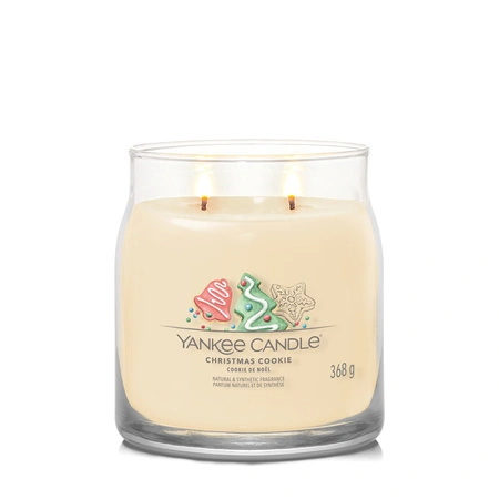 YANKEE CANDLE Signature Średnia świeca w słoiku CHRISTMAS COOKIE 368g