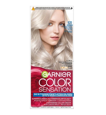 GARNIER Color Sensation krem do włosów S11 Przydymiony Ultrajasny Blond