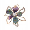 ECARLA broszka kryształowa Kwiat BZ140 