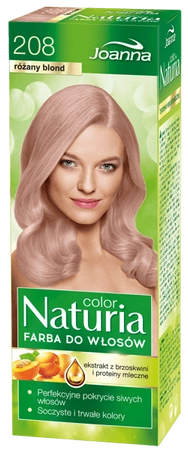 JOANNA Naturia Color farba do włosów 208 Różany Blond