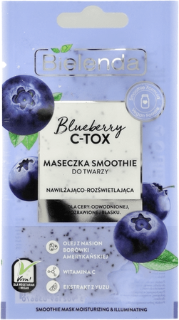 BIELENDA Blueberry C-TOX maseczka smoothie 8g