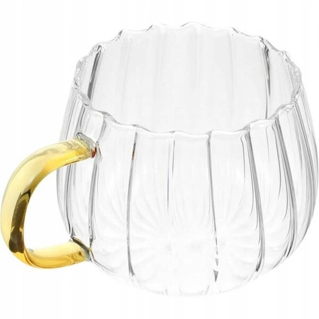 ECARLA filiżanka z uchem z falowanymi ściankami 350ml 1szt SZK84