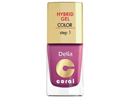 DELIA Coral Hybrid Gel hybrydowy lakier do paznokci 21 11ml