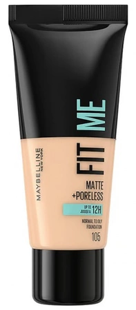 MAYBELLINE Fit Me Matte+Poreless podkład matujący 105 Natural Ivory 30ml