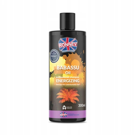 RONNEY Babassu Oil enegretyzujący szampon do włosów farbowanych 300ml 