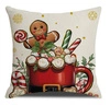 ECARLA Zima świąteczna poszewka na poduszkę 45x45cm Filiżanka POD199