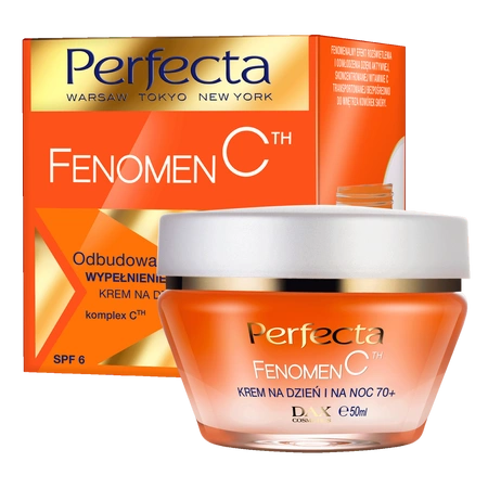 DAX Perfecta Fenomen C zestaw do twarzy 70+ /krem 50ml i krem pod oczy 15ml