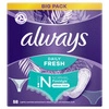 ALWAYS Dailies wkładki higieniczne Normal Flexistyle 58szt