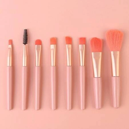 ECARLA zestaw pędzli do makijażu Morelowe PZ29MOR 8szt