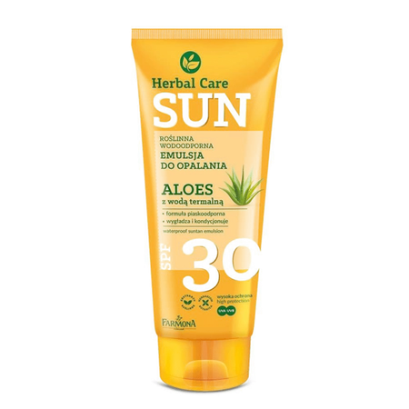 FARMONA Herbal Care Sun Roślinna emulsja do opalania SPF30 wodoodporna 150ml