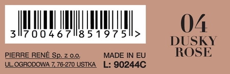 PIERRE RENE Cover Matte płynna matowa pomadka do ust 08 04 Dusky Rose 5ml