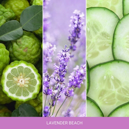 YANKEE CANDLE Home Inspiration Duża świeca w słoiku LAVENDER BEACH 538g