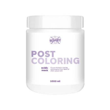 RONNEY Professional Post Coloring maska do włosów zakwaszająca 1000ml