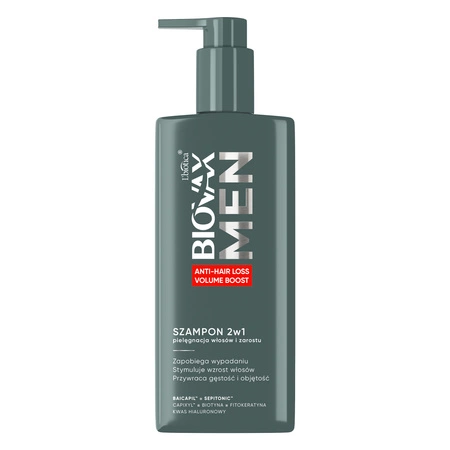 BIOVAX Men szampon 2w1 przeciw wypadaniu włosów Volume Boost 200ml