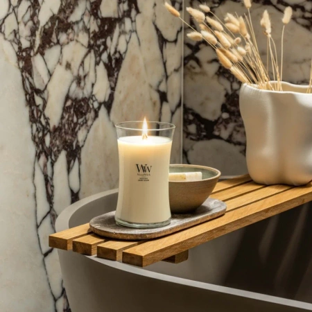 WOODWICK Pluswick duża świeca w słoiku SOLAR HAZE 609,5g