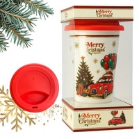 ECARLA kubek świąteczny 400ml + zaparzacz, zestaw w pudełku KB31WZ4