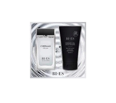 BIES Men zestaw [woda toaletowa 90ml + żel pod prysznic 150ml] Cyberman