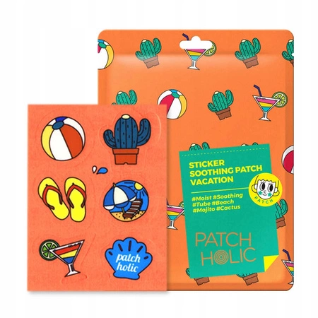 PATCH HOLIC Sticker Soothing Patch płatki do twarzy łagodzące Vacation 12g