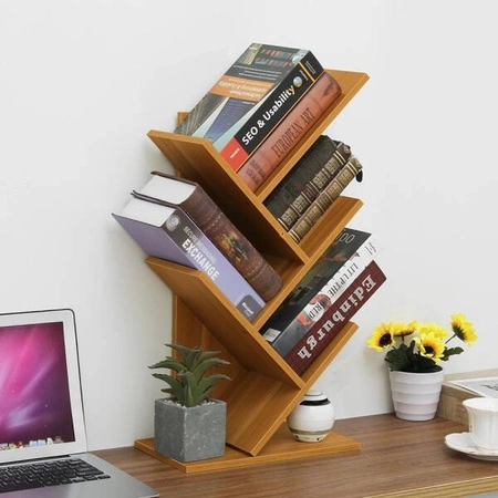 ECARLA regał 5 półek na książki na biurko SZ36JBR