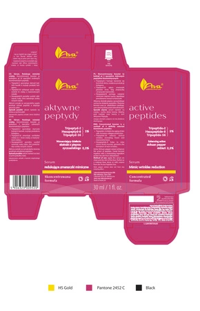 AVA Aktywne Peptydy serum redukujące zmarszczki mimiczne 30ml
