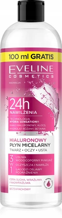 EVELINE Hydra Sensation płyn micelarny hialuronowy 3w1 500ml