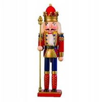 ECARLA figurka Boże Narodzenie 30cm Dziadek do Orzechów KSN155