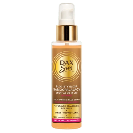 DAX Sun złocisty elixir samoopalający do twarzy 110ml