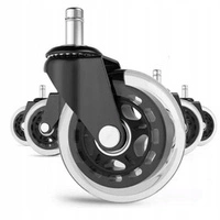 ECARLA kółka kauczukowe gumowe KOL01 5szt