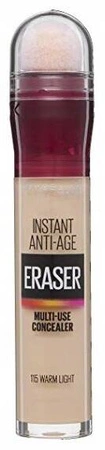 MAYBELLINE Instant Eraser korektor do twarzy w płynie 115 Warm Light 6,8ml