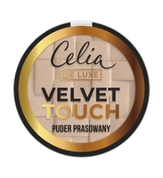 CELIA De Luxe Velvet Touch puder prasowany 104 Sunny Beige 9g