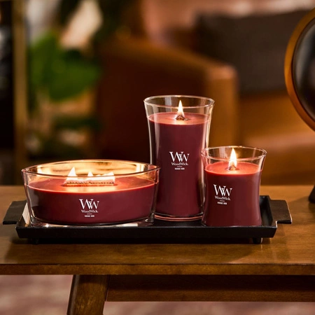 WOODWICK Core Hearthwick świeca w słoiku elipsa ROUGE OUD 453g