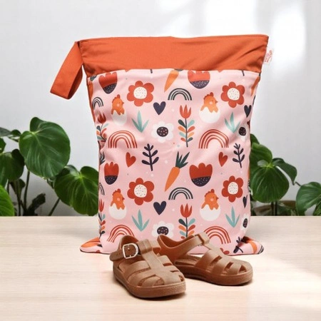 ECARLA wodoodporna torba worek do wózka, na kapcie, na basen 30x40cm WB03