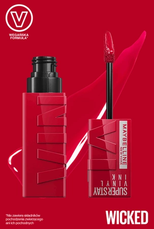 MAYBELLINE Super Stay Vinyl Ink pomadka do ust 050 Wicked 4,2ml