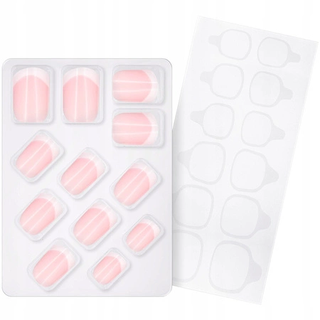 ESSENCE French Manicure Click Go Nail sztuczne paznokcie 01 Classic French 12szt