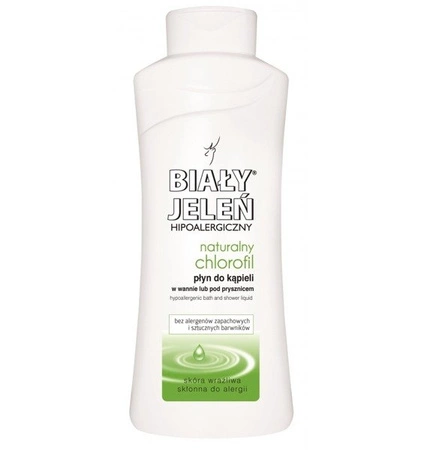 BIAŁY JELEŃ Płyn do kąpieli Naturalny Chlorofil 750ml
