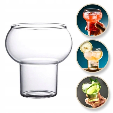 ECARLA szklanka do kawy napojów 250ml Bubble SZK132 