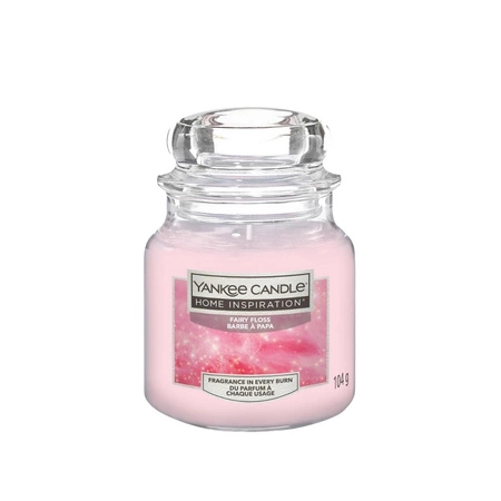 YANKEE CANDLE Home Inspiration Mała świeca w słoiku FAIRY FLOSS 104g