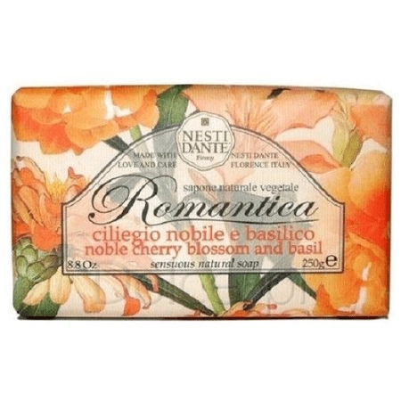 NESTI DANTE Romantica mydło w kostce Wiśnia i Bazylia 250g