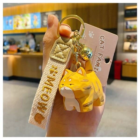 ECARLA brelok do kluczy KOT Rudy Kotek BRL278