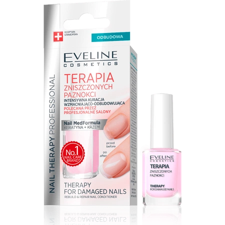 EVELINE Nail Therapy odżywka do zniszczonych paznokci 12ml