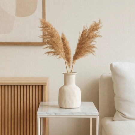 ECARLA wazon na kwiaty ceramiczny, minimalistyczny 20,5×13,5cm WAZ06