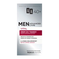AA Men Advanced Care krem do twarzy przeciwzmarszczkowy Vital 40+ 50ml