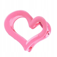 ECARLA spinka do włosów XL serce 6,5x6cm Fuksja SP364FU